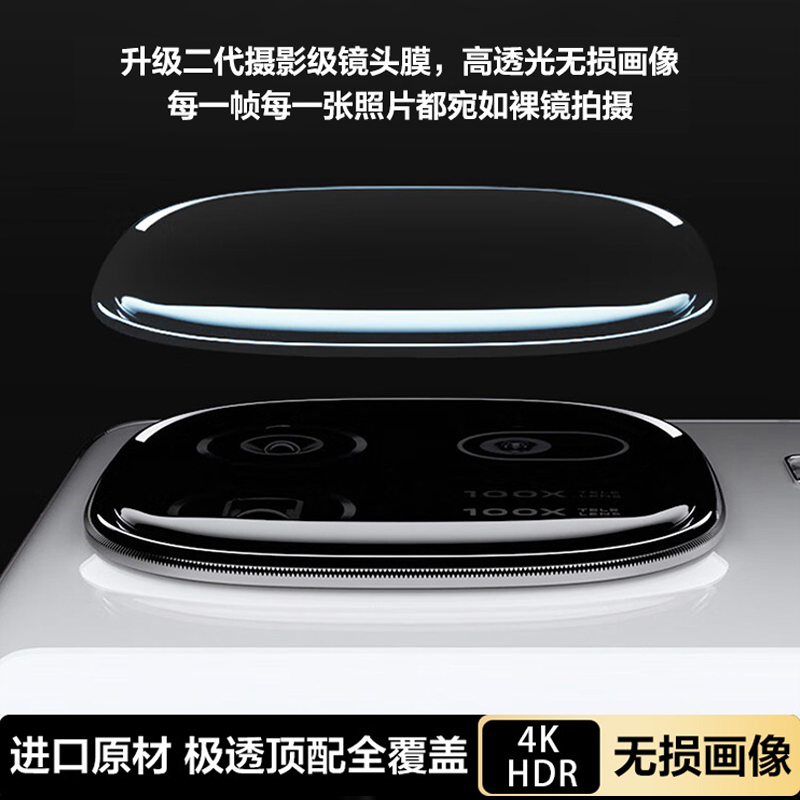 适用iqoo12镜头膜iqoo13pro手机后置摄像头保护膜vivoiqoo12后相机钢化贴膜iq0012秒贴新款iq13爱酷12por镜片 - 图0