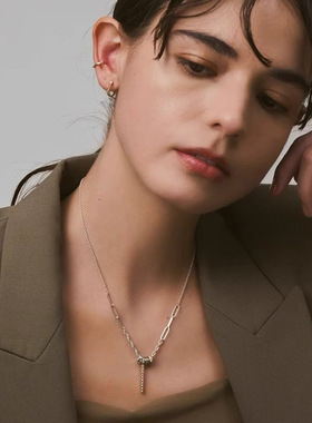 蕾丝珊瑚珍珠钥匙爱心吊坠