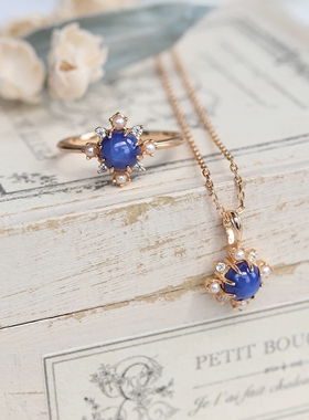 夜空星光戒指纯银日系女