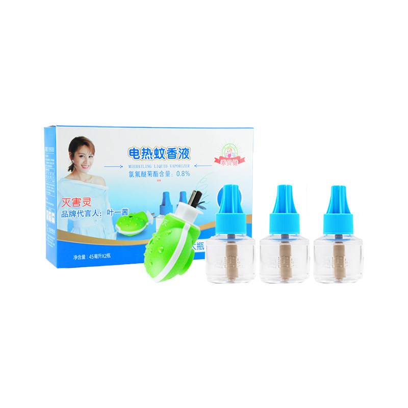 灭害灵乖贝健电热3瓶+1器蚊香液 凯中家居蚊香液