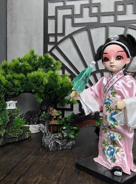 包邮正品京合坊娃娃绢人人偶手工艺品外事礼品Q版大号白蛇传
