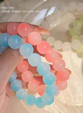 2025夏天学生小清新珠子手串