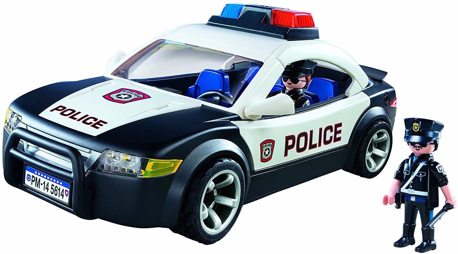 playmobil5673警察巡逻车摩比世界警车玩具 - 图1