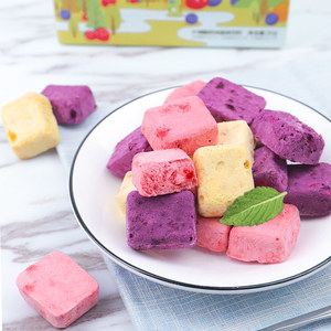 酸奶果粒块网红小零食