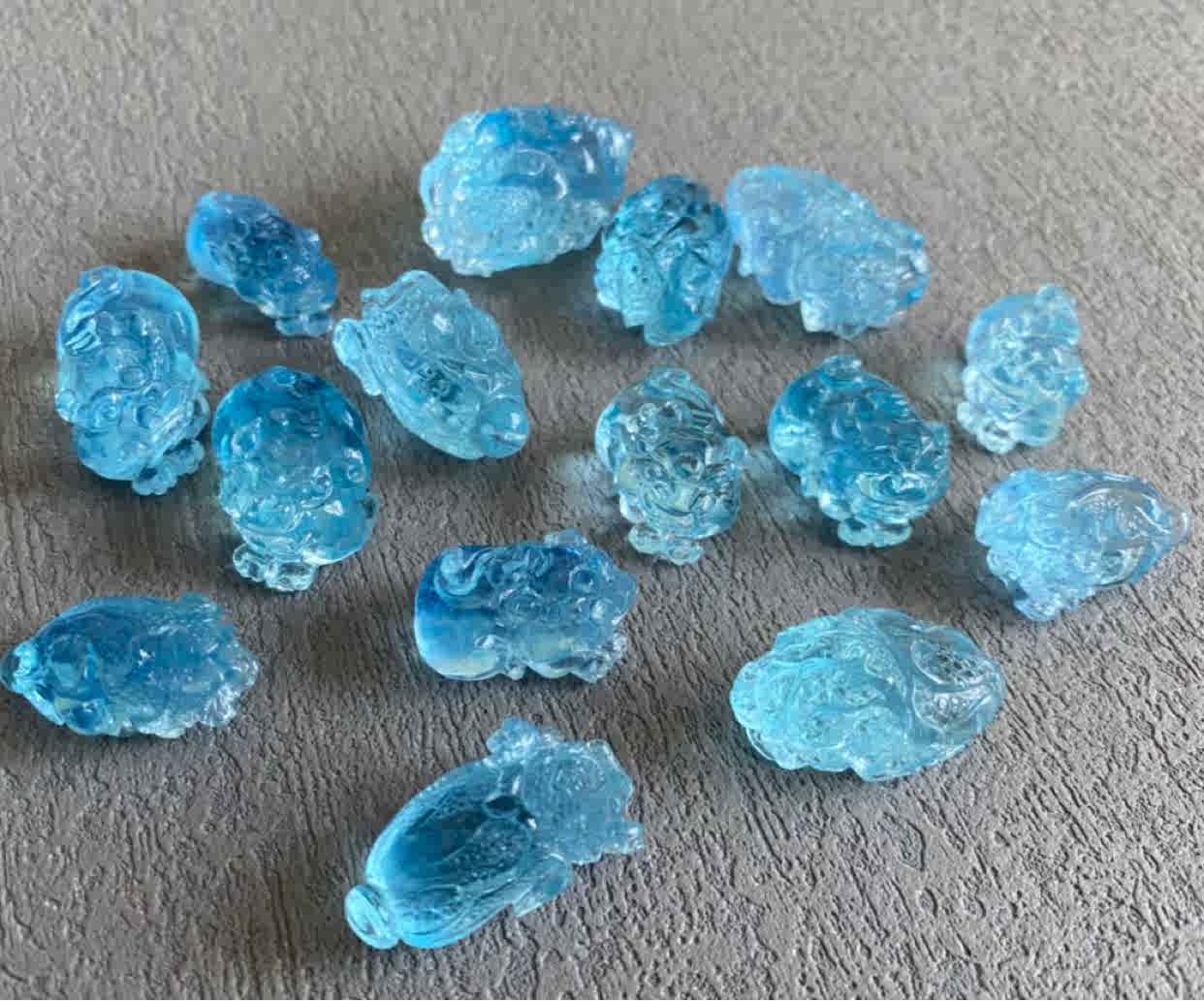 海蓝宝小貔貅 新人首单立减十元 22年7月 淘宝海外 海蓝宝小貔貅 新人首单立减十元 22年7月 淘宝海外