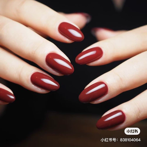 Импортный демисезонный бордовый лак для ногтей для маникюра, в корейском стиле, Южная Корея