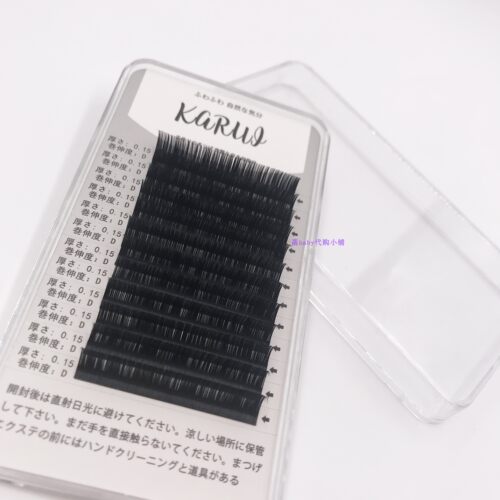 日本KARUI 軽い 嫁接睫毛蚕丝圆毛 单根舒适柔软种植嫁接睫毛 - 图2