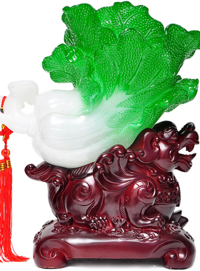 莲善堂白菜摆件家居客厅装饰品