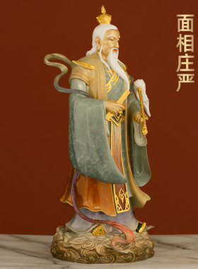 四大天师铜像彩铜葛玄天师像供奉
