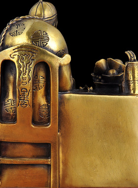 纯铜招财摆件风水开业礼品