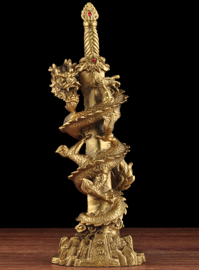 黄铜家居客厅办公室桌面装饰品