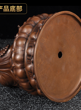 紫铜弥勒佛摆件笑佛大肚佛坐莲像