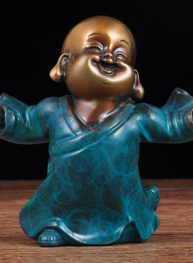 纯铜禅意风酒柜办公室桌面工艺品