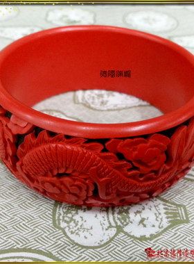 结婚贺礼新娘龙凤呈祥宽面手镯