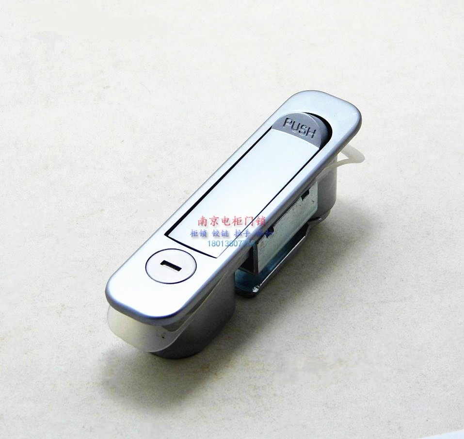 电柜按压平面锁MS737锌合金通开控制机柜锁 配电屏表箱柜摇把门锁 - 图3