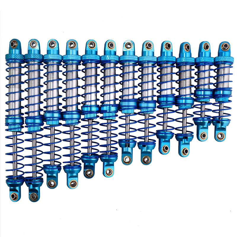 RC遥控模型车1:10仿真攀爬车全金属双段弹簧油压避震器改装减震器-图0