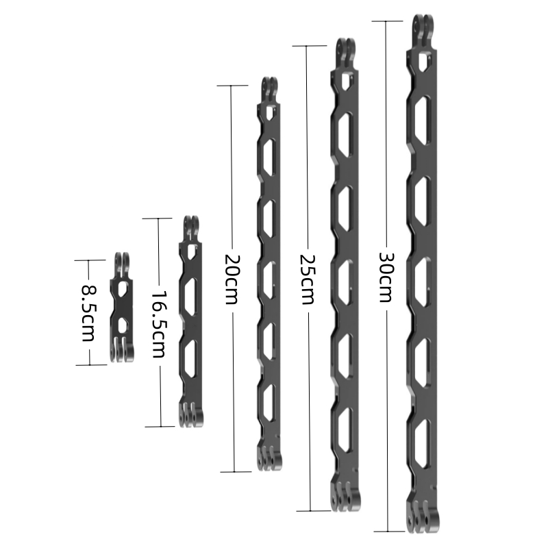 gopro运动相机延长杆摩托车支架延长臂insta360onex2/x3骑行配件 - 图0