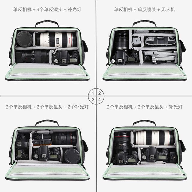 PULUZ Fat Cow Digital Camera Storage Shoulder Bag Lens Bag Outdoor Shoulder Crossbody Photography Digital Camera