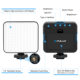 PULUZ fat cow three color temperature 5W mini fill light pocket light digital camera photo light hot shoe led square