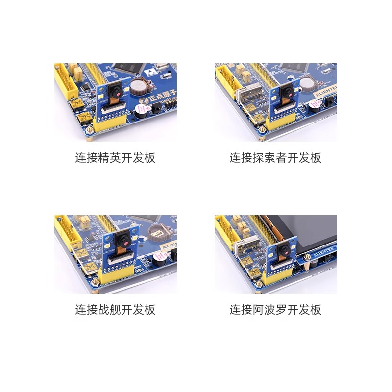 OV2640摄像头OV5640模块200W像素硬件兼容友商 STM32F103ZE/F4/F7 - 图1