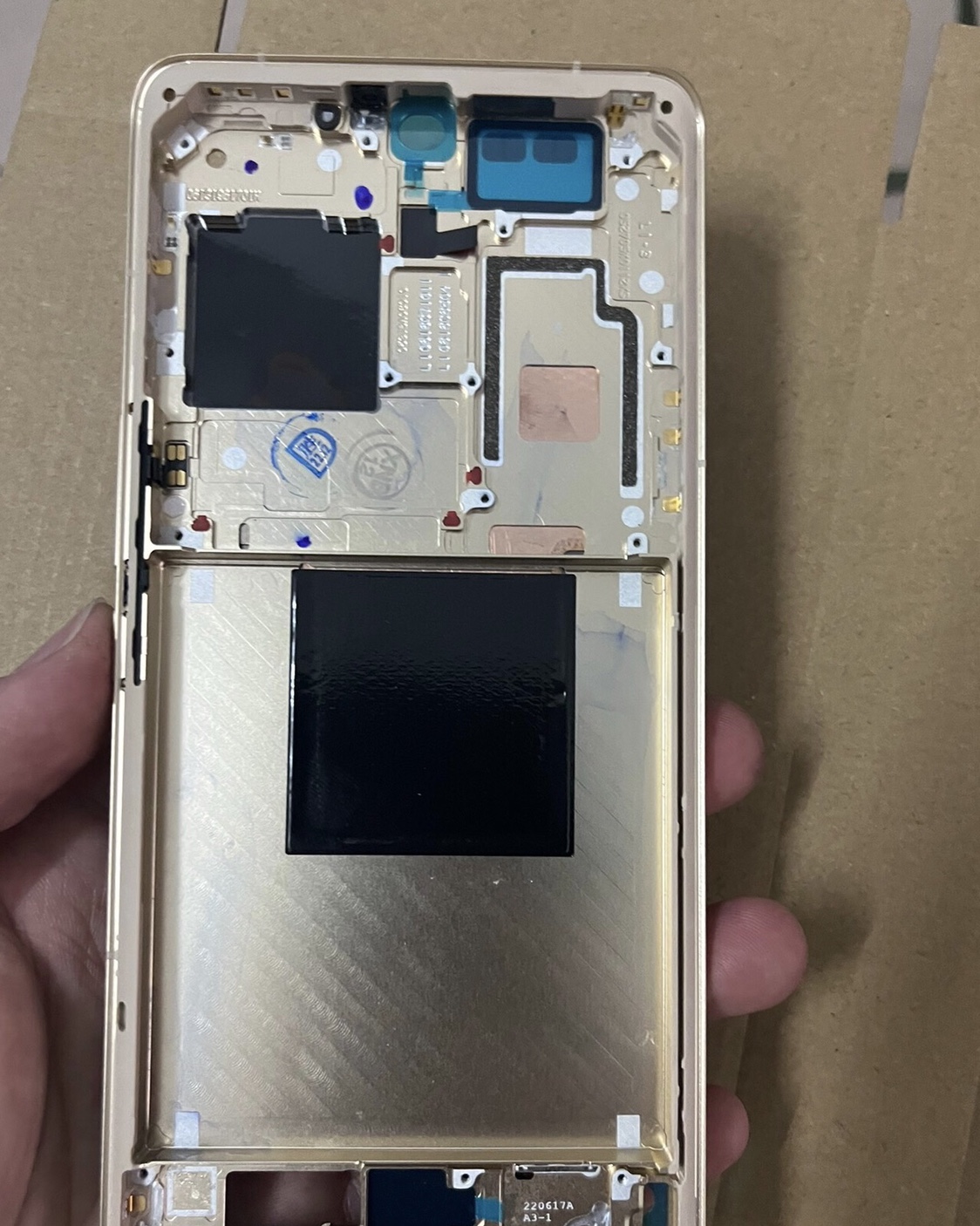 AL适用于小米12S Ultra原装中框小米12su至尊版中框边框金属框 - 图0