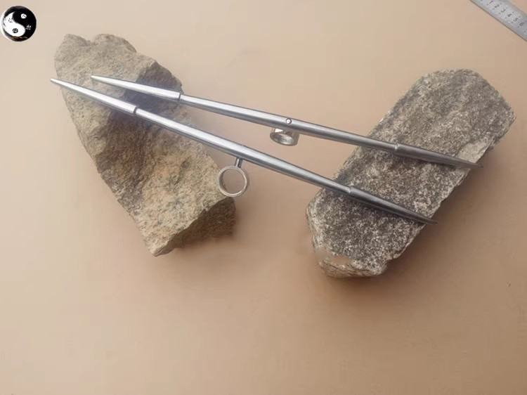 不锈钢判官笔峨眉刺奇门兵器防身武器点穴笔钢制店长推荐 - 图2