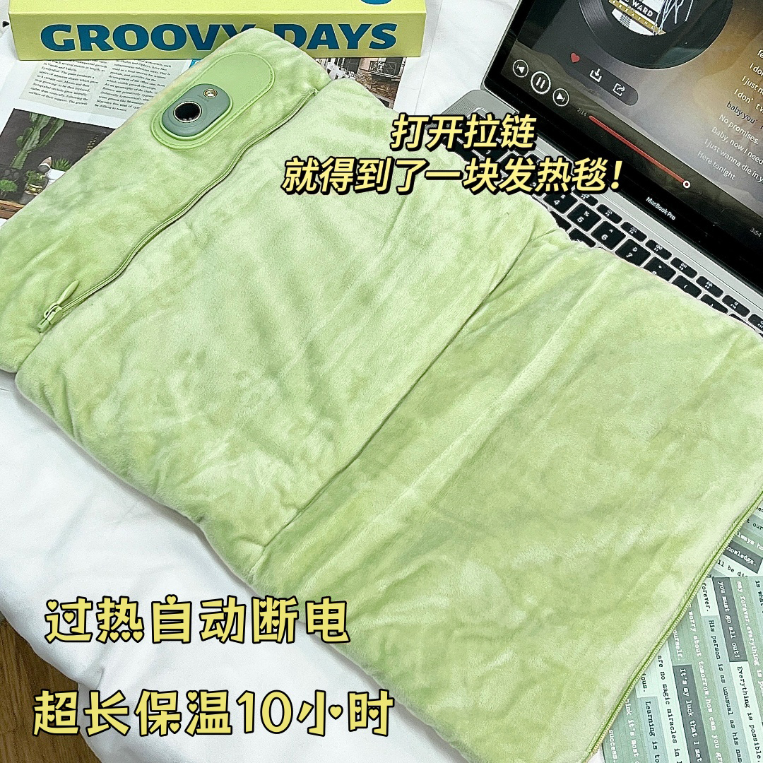 石墨烯无水暖水袋充电防爆正品暖手宝神器暖宝宝热敷专用热水袋 - 图2