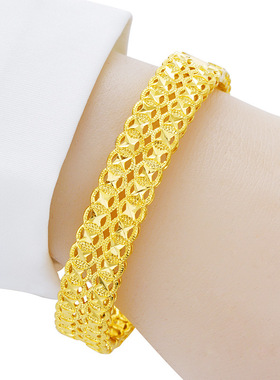 仿真精美铜镀金手镯饰物