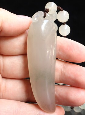 20*68*12mm 70g天然玉石挂牌 桂林鸡血玉石吊牌 高端上朗料玉化红