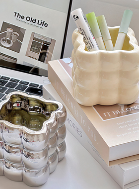 玄关钥匙收纳摆件陶瓷轻奢高档