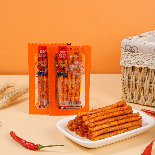 双仔牛筋传说素牛筋手撕牛板筋辣条辣片儿时怀旧零食品湖南 - 图2