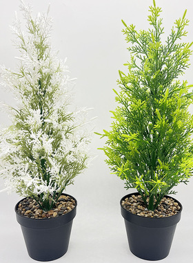 松树柏树仿真绿植家居装饰品摆件