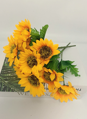 向日葵仿真花摆设客厅餐桌花艺