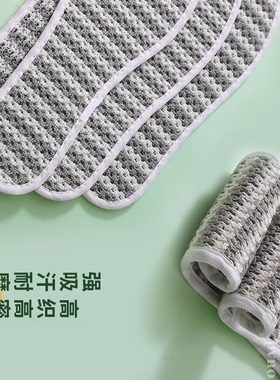 超薄透气亚麻鞋垫镂空吸汗光脚