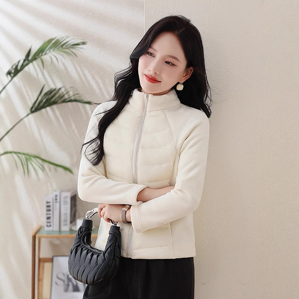 有口袋新款轻薄羽绒棉服女户外运动健身服薄款登山瑜伽外套薄棉衣,淘宝优惠券,粉丝福利购,淘宝优惠卷