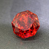 High precision cut Padma garnet loose stone rose cut