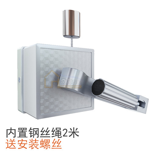 单杆手摇器升降器自锁器 标牌广告升降灯笼升降器DIY晾衣架配件 - 图3