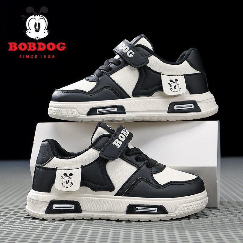 巴布豆女童鞋秋冬季新款儿童板鞋防水皮面小男孩轻便防滑儿童鞋子,淘宝优惠券,粉丝福利购,淘宝优惠卷