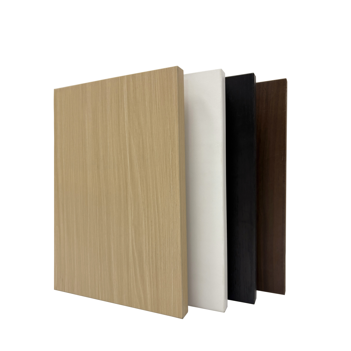 多层实木板置物18毫米一字板衣柜鞋架分层板原木色白色胡桃色木板 - 图1