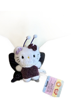 日系中古蝴蝶仙子KT包挂件黑魔仙kitty可爱公仔女生礼物包包挂饰