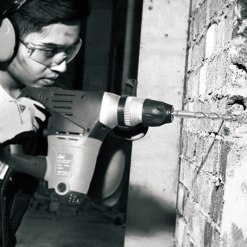 方大王电锤钨钢冲击钻头圆柄两坑两槽混合泥土加长穿墙合金钻打孔,淘宝优惠券,粉丝福利购,淘宝优惠卷