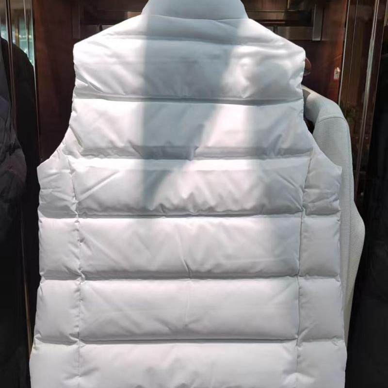 纳家秋冬款男士鹅绒羽绒马甲无袖拉链开胸华斯款白色,淘宝优惠券,粉丝福利购,淘宝优惠卷