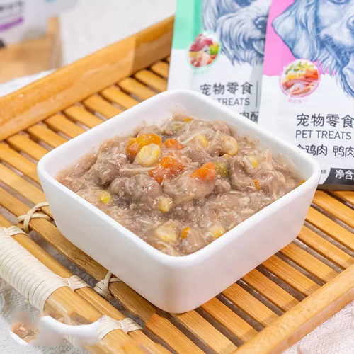 Wanpy顽皮妙鲜封包狗湿粮狗狗罐头零食泰迪犬用蔬菜鲜肉挑食拌饭 - 图2