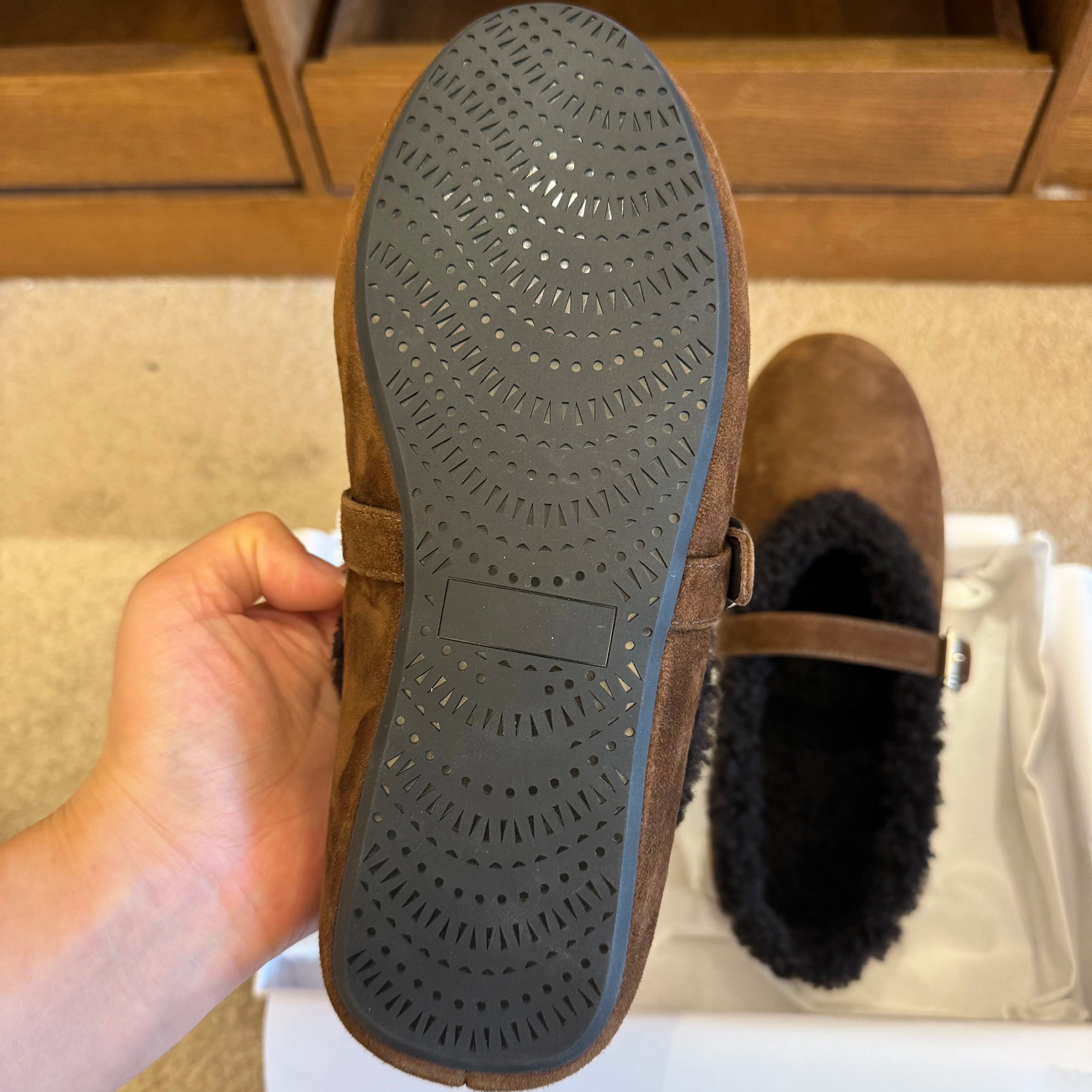 正确版本！25FW秋冬新款芭蕾毛毛鞋,淘宝优惠券,粉丝福利购,淘宝优惠卷