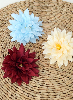 仿真花婚庆道具布置装饰花摄影DiY摆件背景花墙 绢花 昙花花头