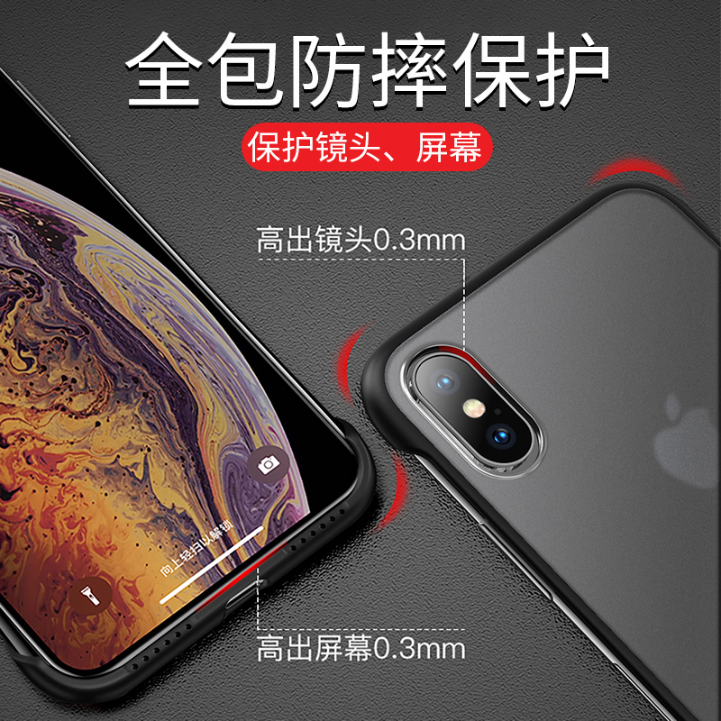 酷薄玩适用于苹果x手机壳xr无边框iPhone11Pro硅se胶6xsmax网se套6s7plus防摔iphonex8plus创意xmax硬pro max - 图2