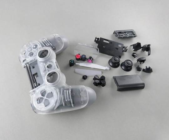 新款PS4 Pro 4.0手柄壳按键+中间支架 PS4 JDS-040全套手柄壳按键