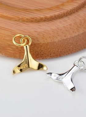 diy纯银日韩版流行配件小鱼手链