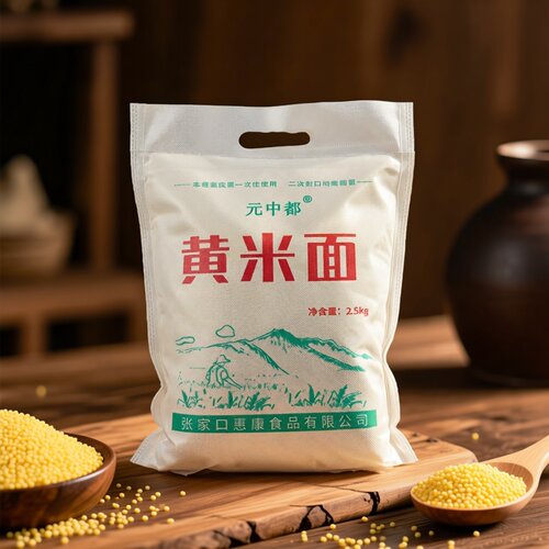 大黄米面年糕黍子面炸新面糕面张家口PK蔚县山西大同东北粘黏面粉 - 图0