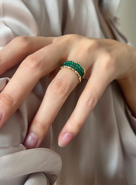 LHWindsor温莎珠宝玛瑙彩色戒指